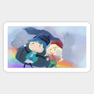 Be the rainbow to someones cloudy day Sticker